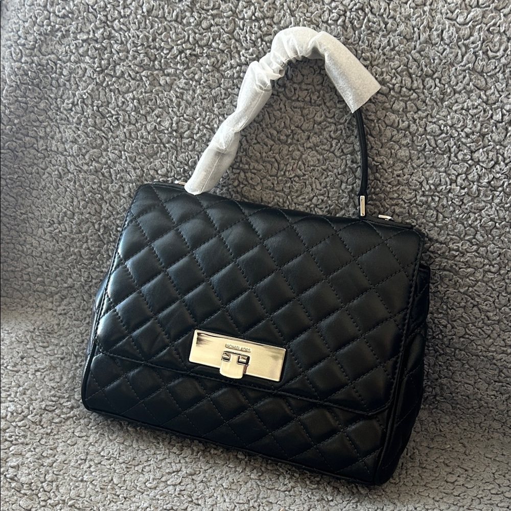 Michael Kors Black Quilted Purse